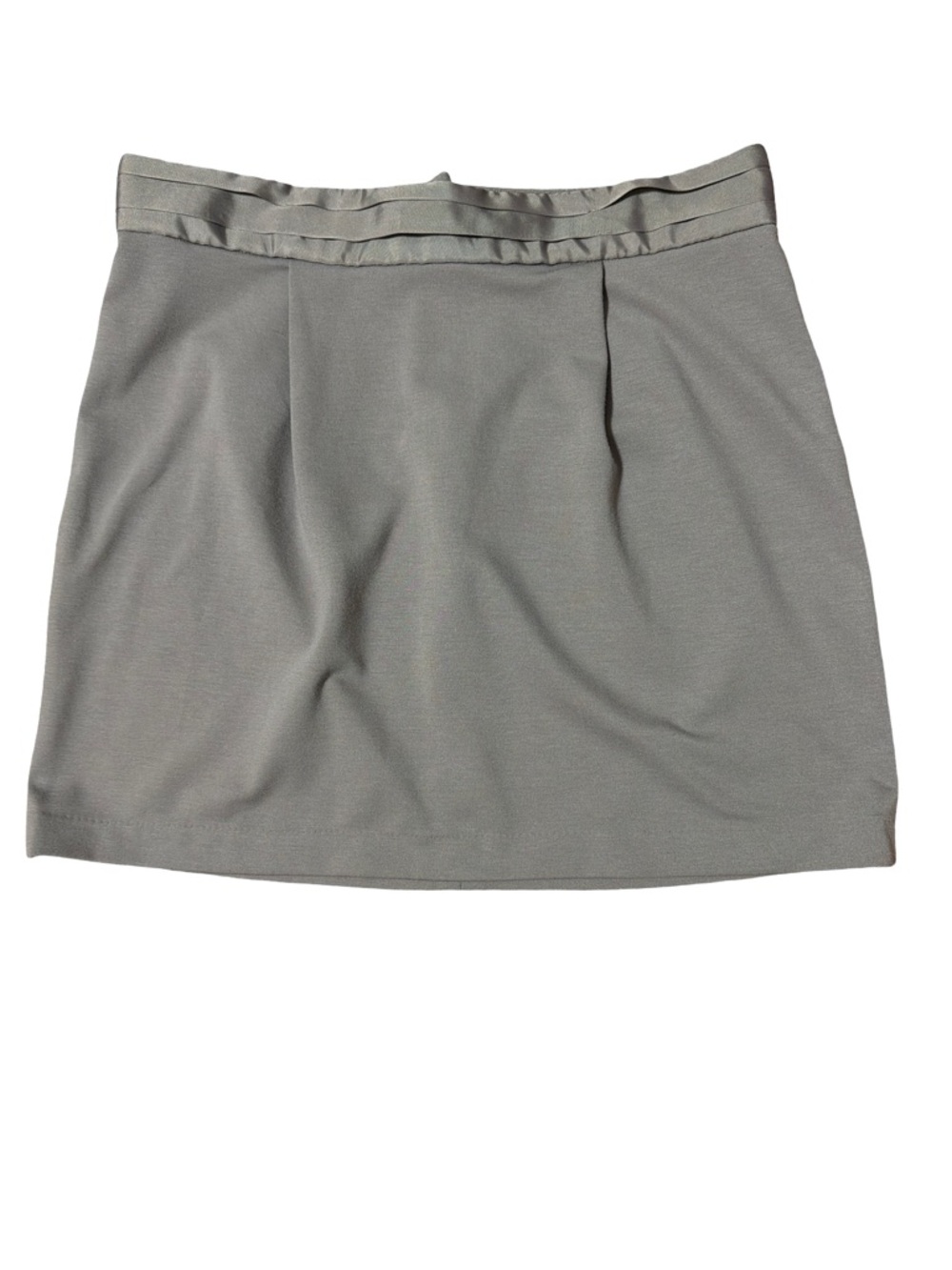 Banana Republic Gray A-Line Midi Skirt
